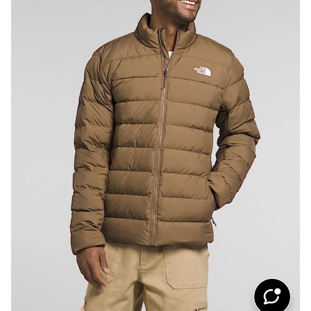 NEW The North Face Big Aconcagua 3 Jacket Puffer 600 Fill Men 2X Utility Brown